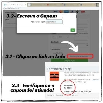 Como resgatar um código bônus - Ferramentas do site e da